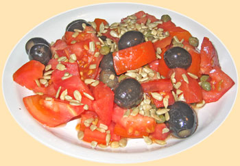 tomato olives  salad