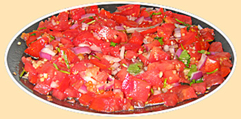 a bowl of refreshing salsa sambal